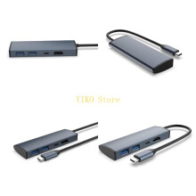 K32C USB C Docking Station 4 in 1 USB C Hub Multiport Adapter USB C Adapter Dock Dongle with USB HUB TYPE C HDMI