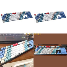 K32C 108Keys Mountaineering OEM-Profil PBT Farbsublimationstastenkappen Komplettset für mechanische Tastatur Mx Switch DZ60 GK61 SK61