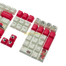 K32C 108Keys Chinesisches OEM-Profil PBT Farbstoff-Sublimationstastenkappen Komplettset für mechanische Tastatur Mx Switch DZ60 GK61 SK61