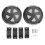 Universal Garbage Can Wheels Replacement Set, High Load Capacity Rubberized Rollers For Effortless Waste Transportation 1