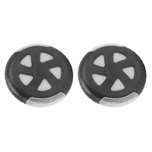 Universal Garbage Can Wheels Replacement Set, High Load Capacity Rubberized Rollers For Effortless Waste Transportation 2