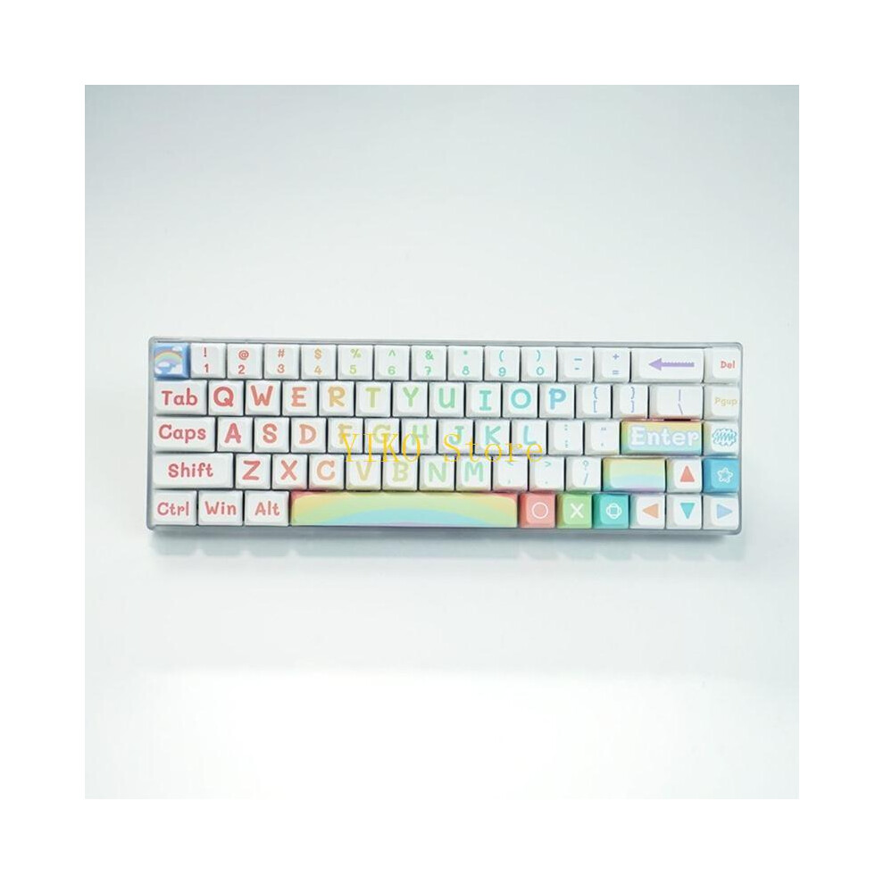 K32c Keycaps Dyesub Pbt Mda Keycap For 61 64 68 96 104 Mechanical Keyboard 125Pcs 6935161443868