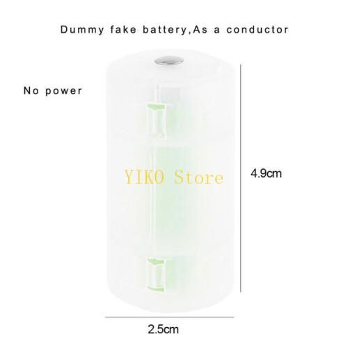 K32C 3V-12V Adjustable Adapter Replace LR14 C Battery Power Adapter 2