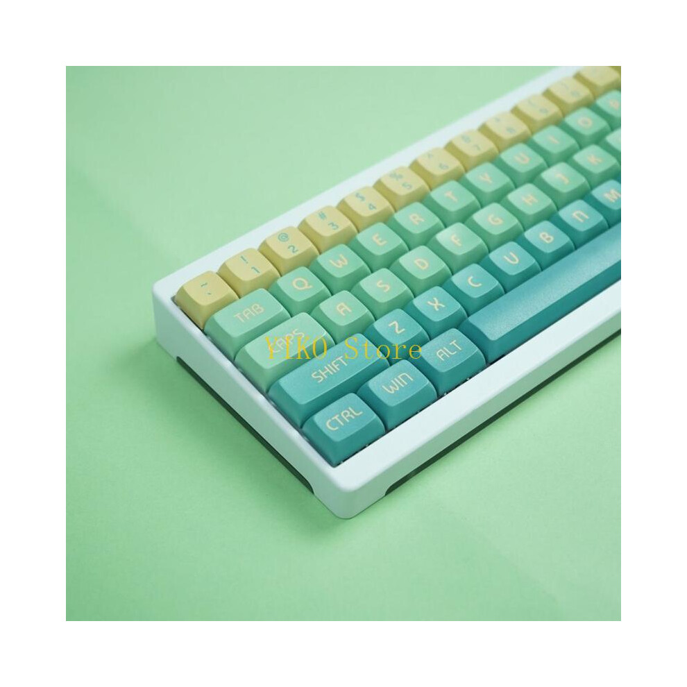 K32c 128Keys Bamboo Keycaps Xda Profile Pbt Keycap Dyesublimation For 61 104 108 6935161443851