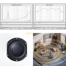 K32C 1Pair 4-Zoll wasserdichter Full-Range-Lautsprecher 98mm 4Ohm 30W Soundverstärker Lautsprecher Lautsprecher