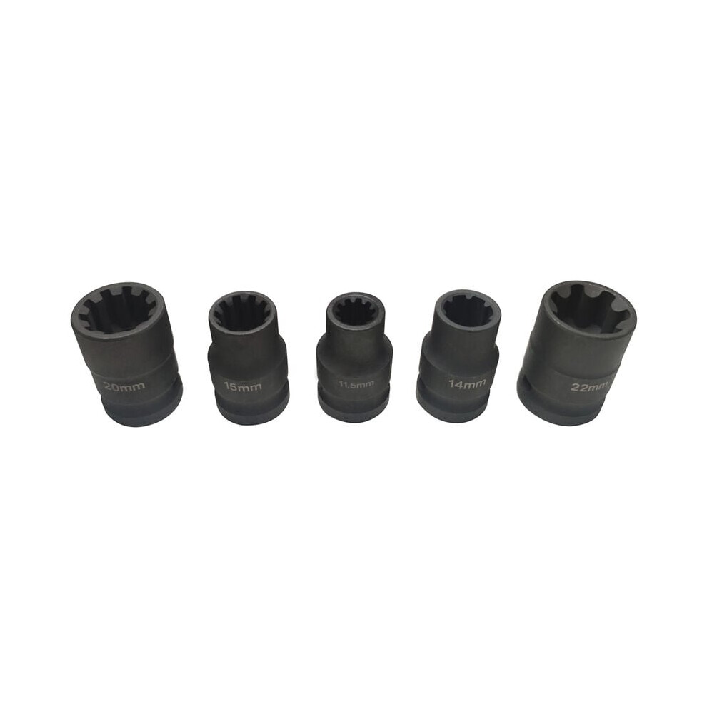Precision Brake Caliper Tool Sets, Impact-Resistant Square Drive Socket Wrench Set For Safe And Stable Brake Repair, Suitable For Industrial 9128293491068