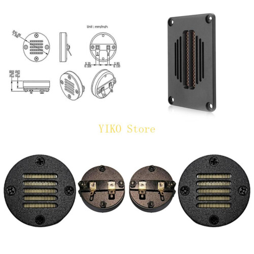 K32C 8Ohm Tweeter Altifalante de 1,5 polegadas Unidade de Instalação Fácil Air Motion HIFI Agudos