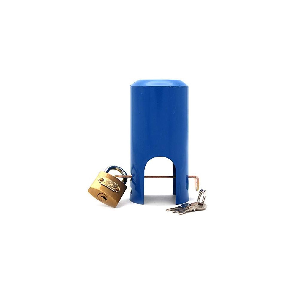 Easy-To-Install Outdoor Faucet Lock, Anti-Theft Metal Iron Material, Water-Saving Cover For Courtyard Garden Park, Ultra-Sturdy Construction Ensures 9128293072809