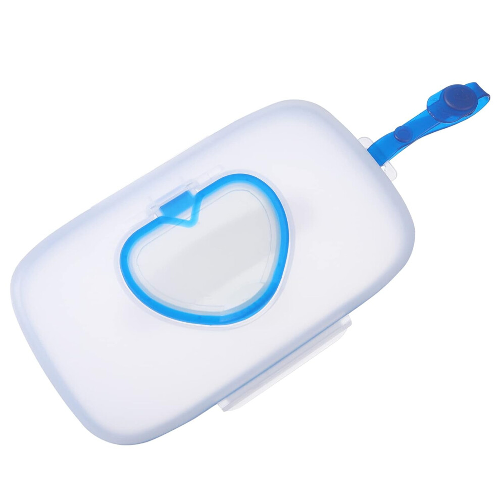 Refillable Baby Wipe Holder Portable Container, Travel Tissue Dispenser Portable Wipes Case with Durable PP Material Reusable Wipe Holder for Diaper