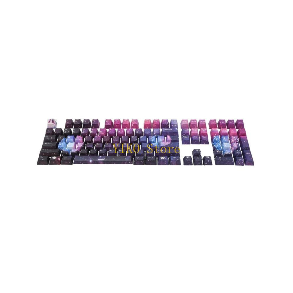 K32c 108 Pieces Pbt Keycap Oem Profile Dye-Sub Keycap For Cherry Mx Switch Mechanical Keyboard Gk61 Sk61 Tkl87 108 Keycaps 6935161443516
