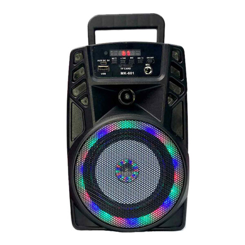 Speaker Stand Illuminating Lights For Party Beach Camping, True Wireless System Microphone Input Aux Input, Portable Design With Handle For