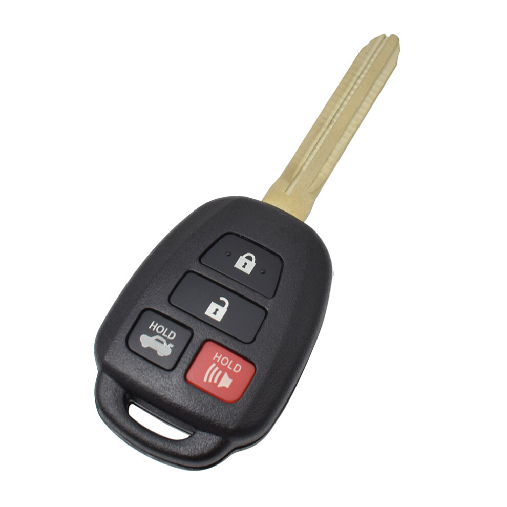 4 Buttons Key Remote Fob Shell For Toyota Camry Corolla Prius Highlander Rav4 Vios Yaris Tacoma Sequoia Tundra 2018 2019 6935161449570