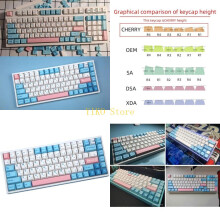 K32C-Keycap geeignet für Cherry MX Switch 140Key/Set Cherry Profile PBT-Keycap
