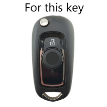 Für Opel Vauxhall Astra K Corsa E Silikon-Fernbedienung Flip-Key-Case Fob-Hülle Hülle Hülle Hülle 2015 2016 2017 2018 2019