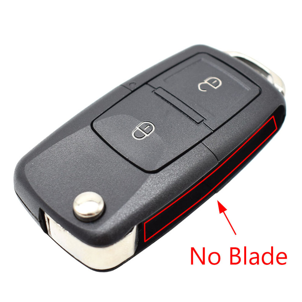 2 Buttons Key Shell For Vw Golf Bora Lupo Passat Polo Transporter Sharan Fox Amarok Remote Fob Case Cover Replacement No Blade 6935161449099