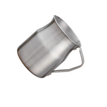 (silver, 2L) Frothing Cup Accessory Milk Frothing Pitcher Coffee Time Special With