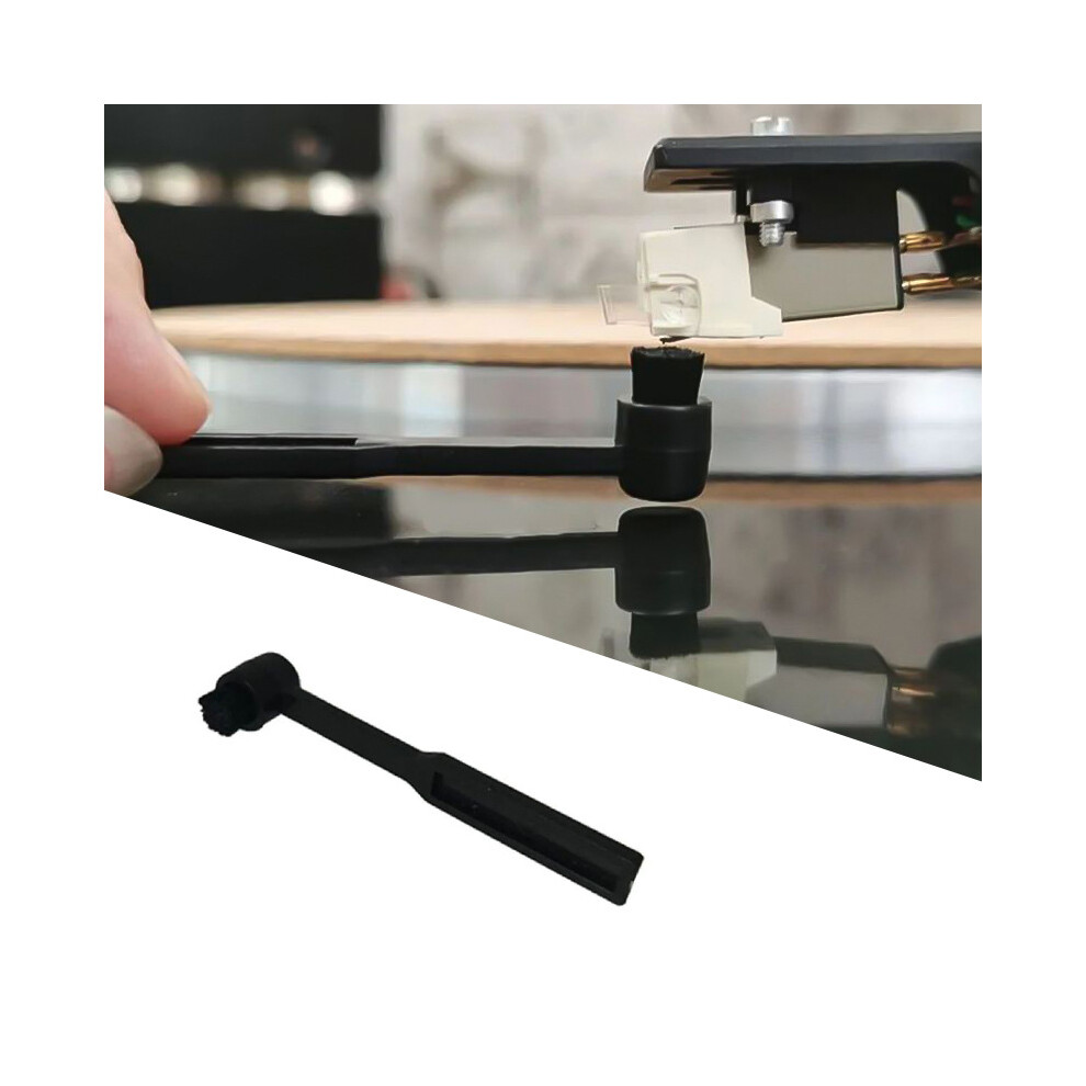 Turntable Cartridge Stylus Brush For Vinyl Record Player Turntable Phonograph Anti-Static Needle Brush Phono Needle Cleaner 6935161468281