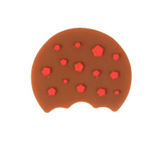 Tennis Racket Vibration Dampener Cookie Shape Soft Silicon Cartoon Shape Racquetball Compatible