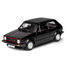 Bburago 1:24 Volkwagen VW Golf Mk 1 (1979) Black Die Cast Metal Model Car - Board Game