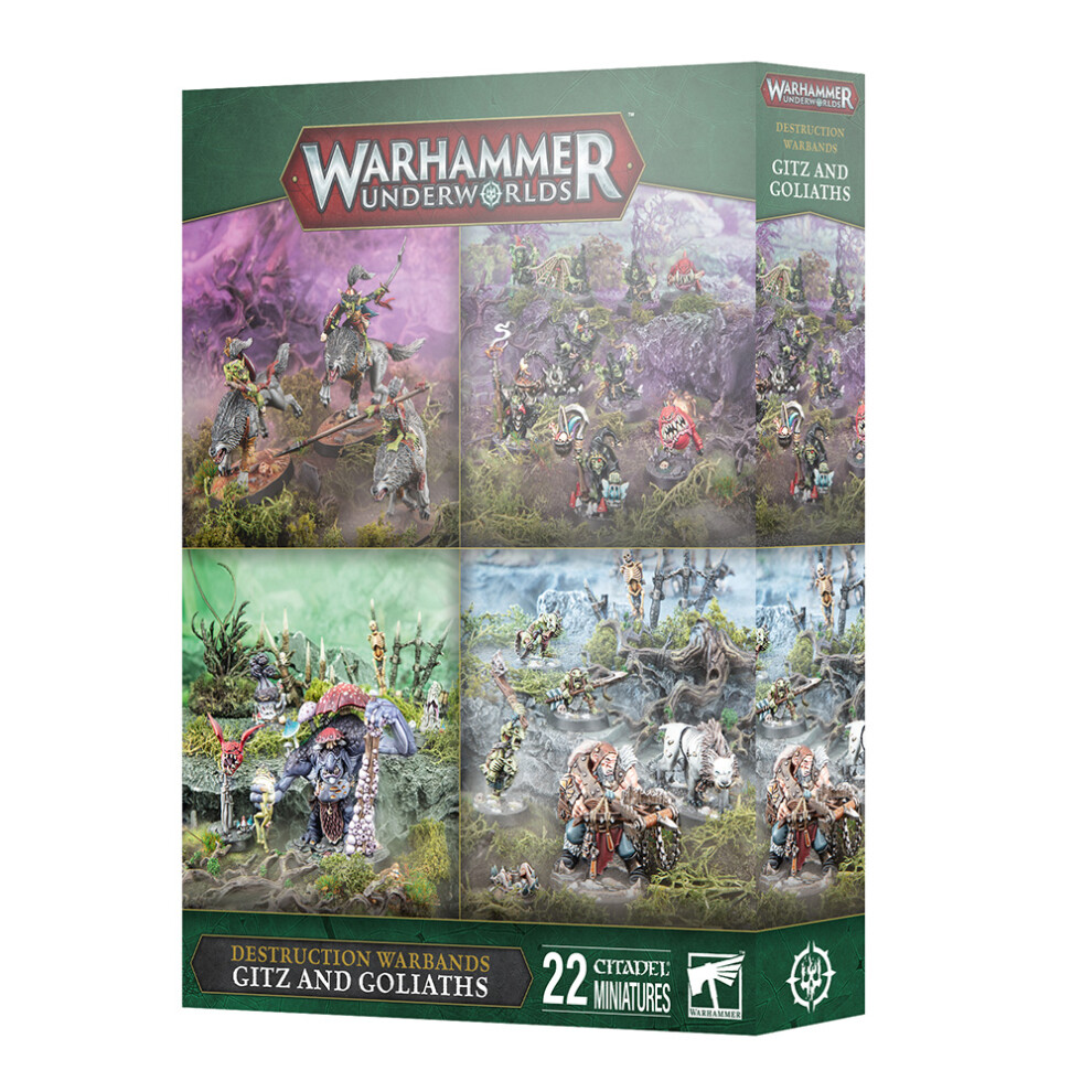 Warhammer Games Workshop Underworlds Warband: Gitz And Goliaths 109-43 - Tabletop Miniatures Wargame