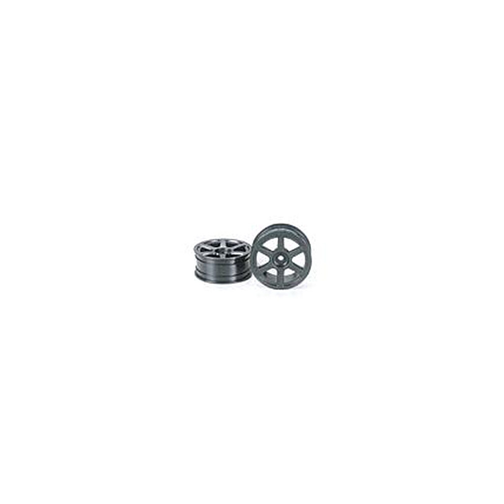 Tamiya 53453 Medium-Narrow 6-Spoke Wheels (Offset +2) (Ta04-Trf/Trf419), Nip