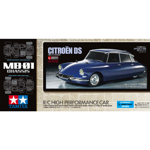 Tamiya Tamiya RC 58734 Citroen DS (MB-01) 1:10 RC Assembly Kit