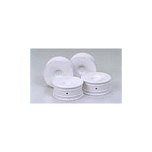 TAMIYA 53473 Medium-Narrow White Dish Wheels (Offset +2) (TRF417/TRF418/TRF419)