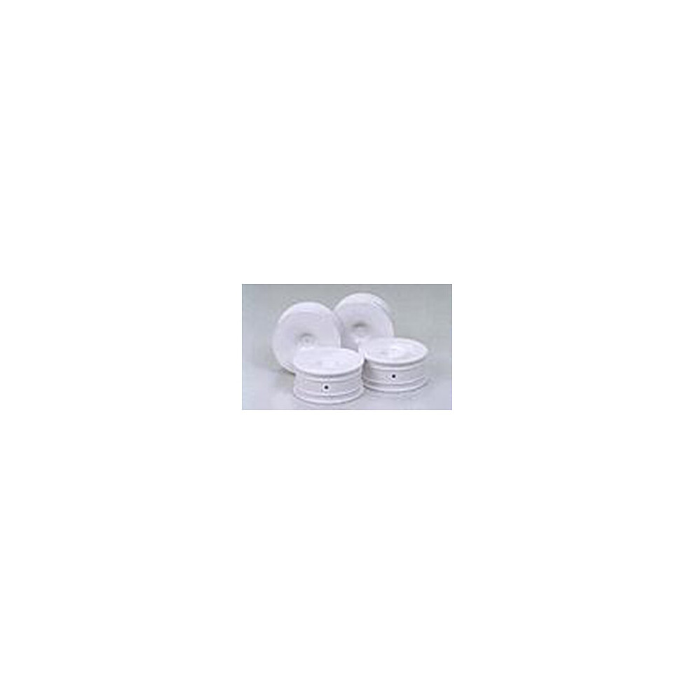 Tamiya 53473 Medium-Narrow Dish Wheels (Offset +2) (Trf417/Trf418/Trf419) White