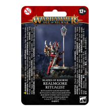 Games Workshop - Warhammer AoS - Blades Of Khorne: Realmgore Ritualist - Tabletop Miniatures Wargame