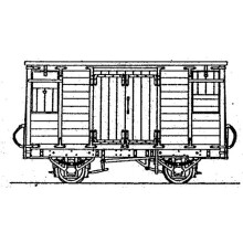 Tralee and Dingle Railway Covered Cattle and Goods Van Kit
