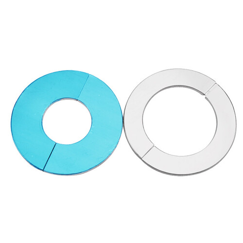 Wall Split Flange Round Escutcheon Plate Faucet-65x28mm 2
