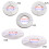 Self-Adhesive Wall Split Flange Escutcheon Cover Plate-65x28mm 2