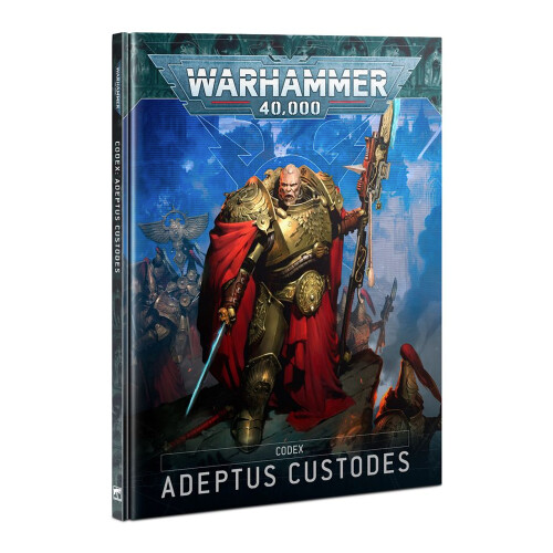 Games Workshop Warhammer 40k Codex: Adeptus Custodes 01-14 - Tabletop Miniatures Wargame