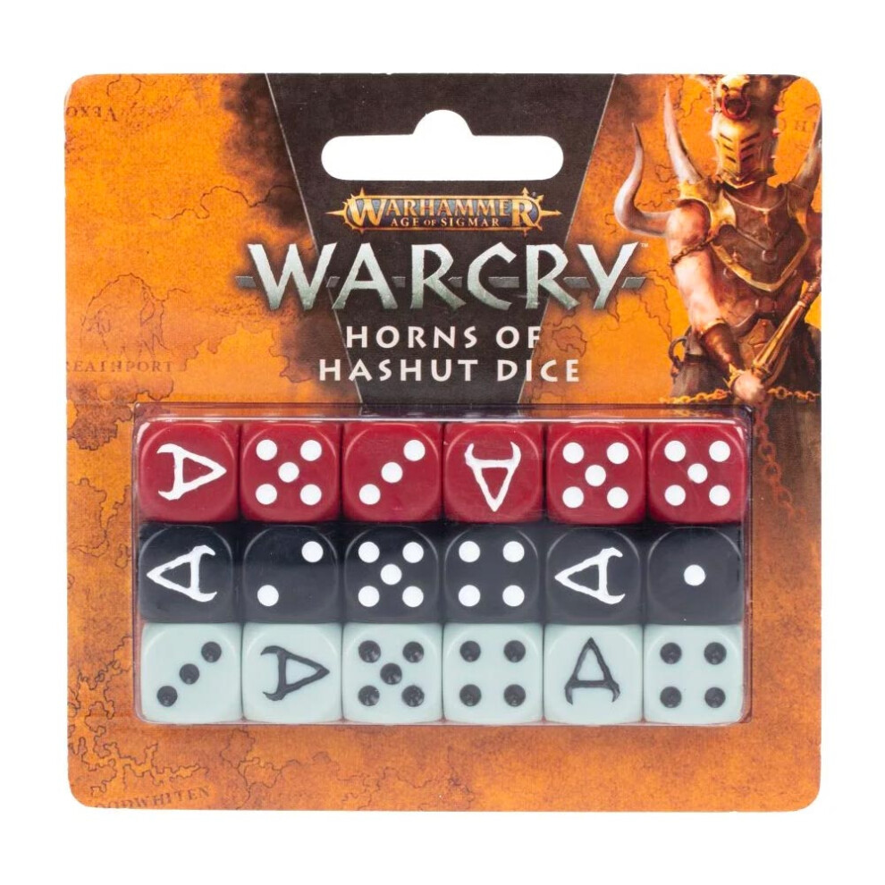 Warhammer Games Workshop Warcry: Horns Of Hashut Dice 111-91 - Tabletop Miniatures Wargame
