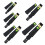 1Pair 3-section Soft Close Drawer Slides Side Mount-14 inch 2