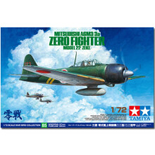 A6M3/3A ZERO MODEL 22 ZEKE - 1/72 Aircraft Model Kit - Tamiya 60785
