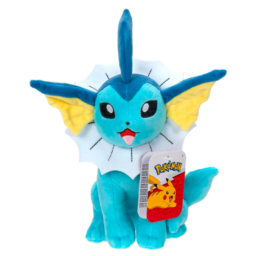 New Pokémon Pokemon Vaporeon 8" Plush Soft Toy Pkw3081