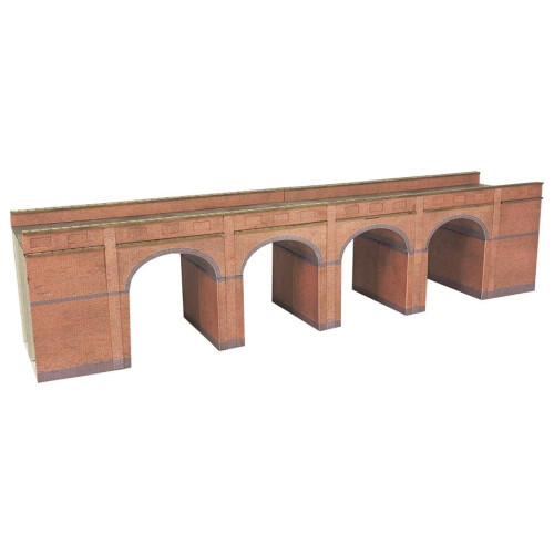 Metcalfe PN140 Red Brick Viaduct Card Kit