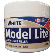 Model Lite white Lightweight filler for use on wood, foam, fibreglass etc
