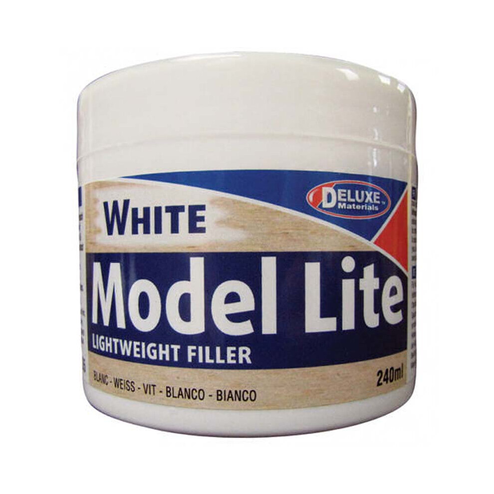 Model Lite White Lightweight Filler For Use On Wood, Foam, Fibreglass Etc 5060243900524