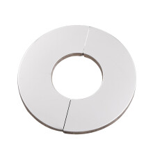 Self-Adhesive Wall Split Flange Escutcheon Cover Plate-65x28mm