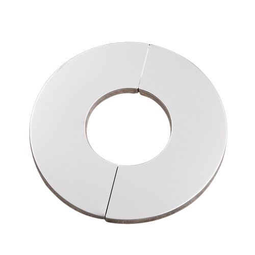 Self-Adhesive Wall Split Flange Escutcheon Cover Plate-65x28mm