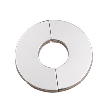 Wand-Split-Flansch, runde Rosettenplatte aus Edelstahl,-65x24mm
