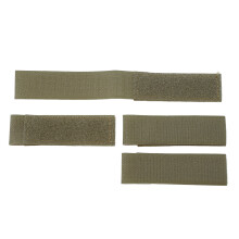 4Pcs OD Green Nylon Hook and Loop Molle Pads for Vests and Backpacks