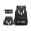 (Mseei Black) 3pcs Sets Messi Backpack New Students Capacity School Bags 1