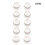 Œillets en caoutchouc, 10 pièces, cordon de câble en-20mm Blanc 1