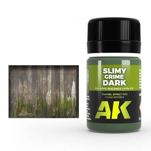 Ak00026 - Ak Interactive Wash 35ml Slimy Grime Dark
