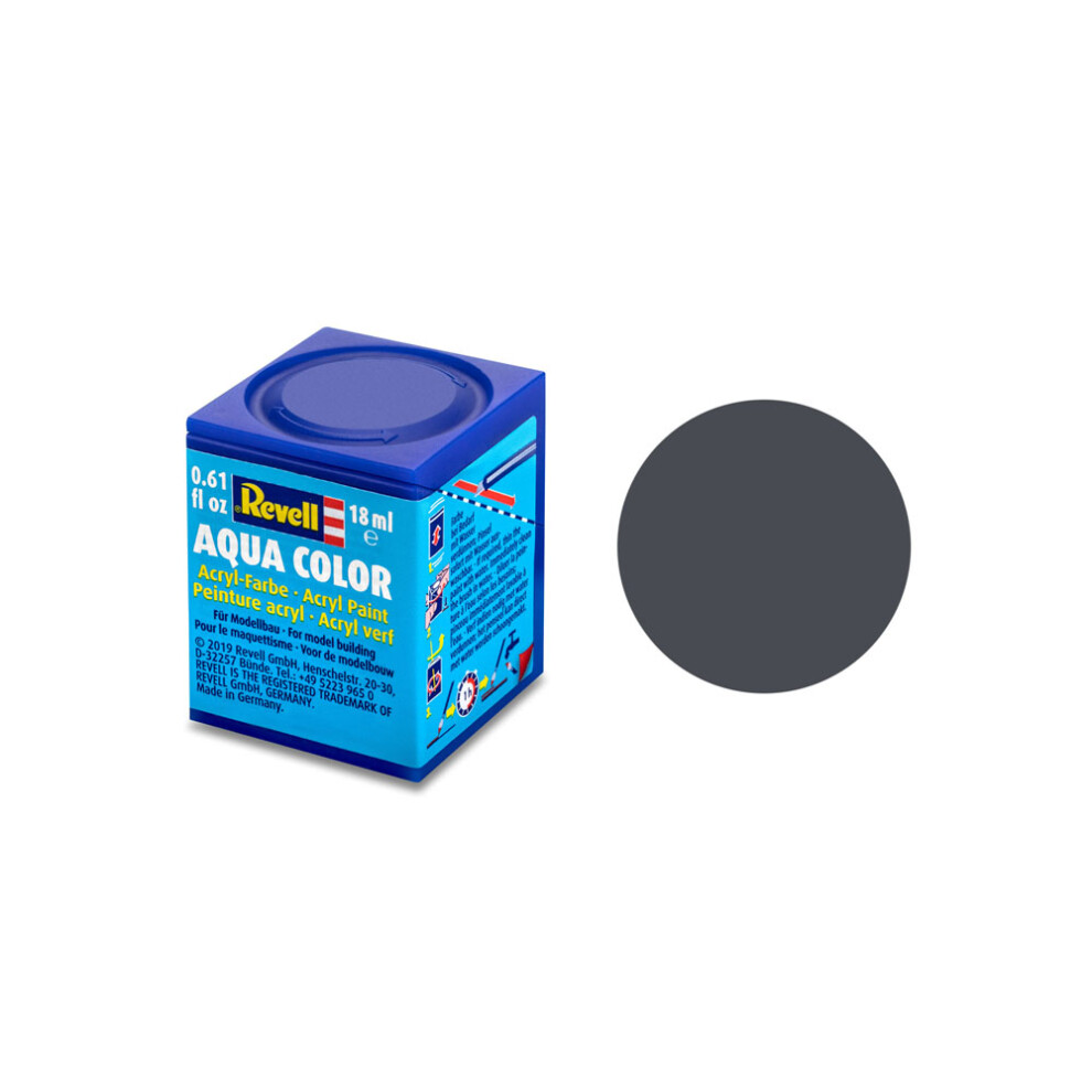 Revell 18ml Aqua Color Acrylic Paint (tankgrey Mat Finish) - Paints Model Matt -  revell aqua 18ml acrylic paints model matt tank grey color choose