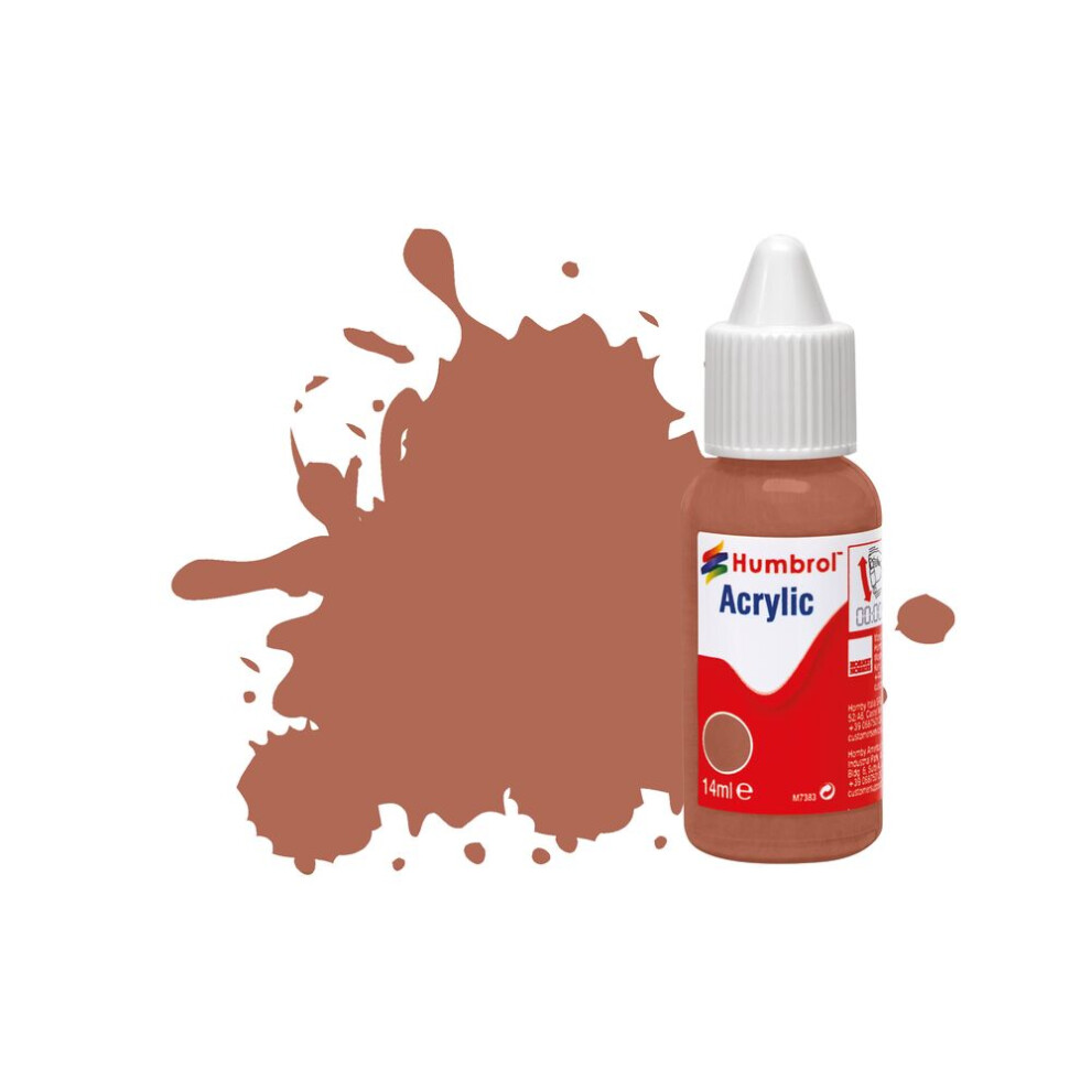 Humbrol Db0113 No 113 Rust Matt Acrylic Paint 14Ml Dropper Bottle