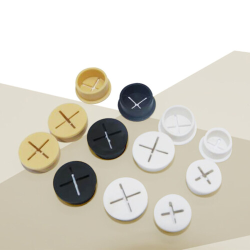 Oeillets de câble en Silicone, 10 pièces, flexibles,-20mm Blanc 2